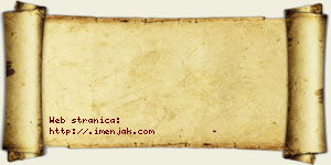 Jasmina Kolar vizit kartica